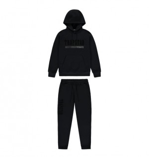 Men's Trapstar Chenille Decoded 2.0 Tracksuits Black | USA-695318