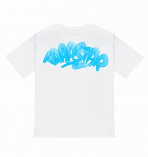 Men's Trapstar Colour Blitz T Shirts White | USA-493127