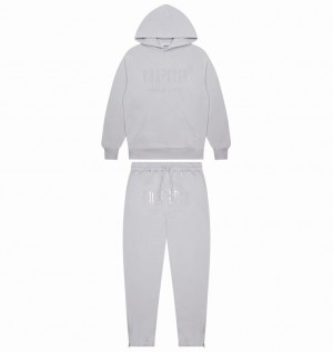 Men's Trapstar Decoded Hooded Gel Tracksuits Blue | USA-371582