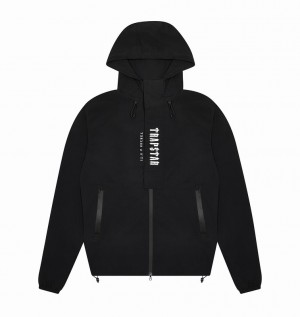 Men's Trapstar Decoded Jackets Black / White | USA-713038