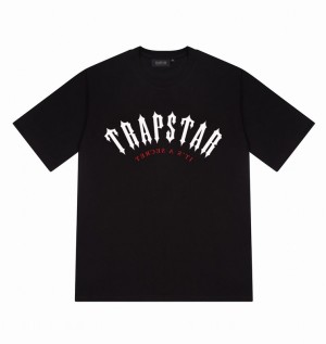 Men's Trapstar Irongate It's A Secret T Shirts Black | USA-894712