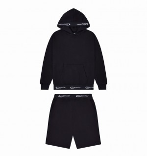 Men's Trapstar *PRE ORDER* Hyperdrive Rib Tracksuits Black | USA-265941