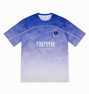 Men's Trapstar *PRE ORDER* Irongate T Shirts Blue | USA-708143