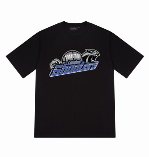 Men's Trapstar Shooters Tee Sets Black / Blue | USA-618430