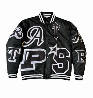 Men's Trapstar Wildcard Jackets Black | USA-713037