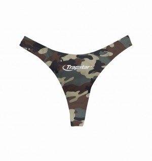 Women's Trapstar Hyperdrive Bikini Bottoms Camo | USA-384750