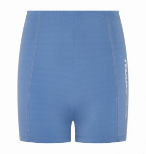 Women's Trapstar TS-Star Shorts Blue | USA-624307