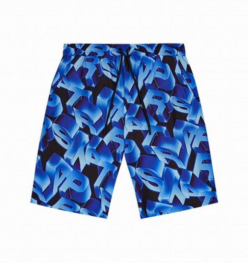 Men\'s Trapstar 3D Swimming Shorts Sets Blue | USA-409517