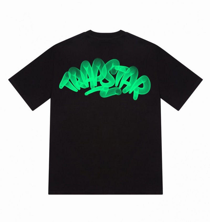 Men\'s Trapstar Colour Blitz T Shirts Black | USA-518306