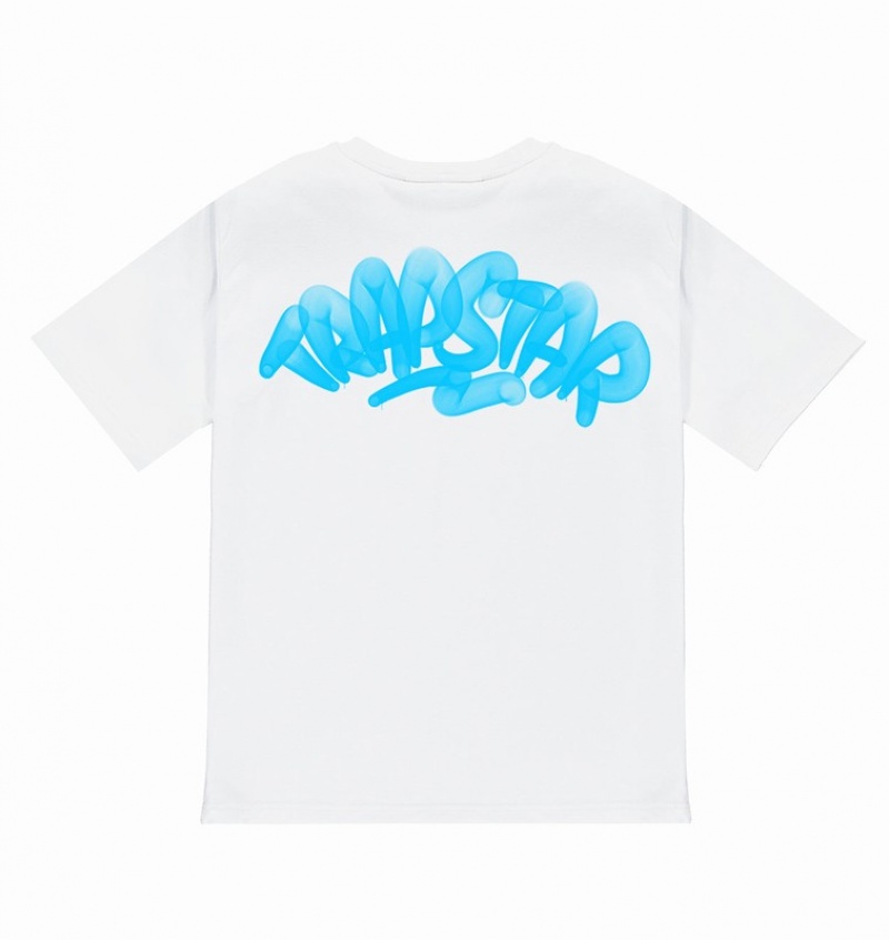 Men\'s Trapstar Colour Blitz T Shirts White | USA-493127