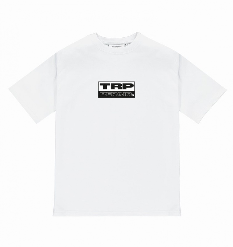 Men's Trapstar Don’t Jam T Shirts White | USA-761259