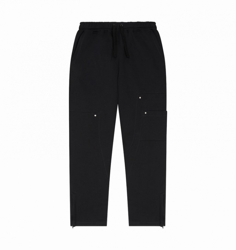 Men\'s Trapstar Hyperdrive Reinforced Pants Black | USA-026874