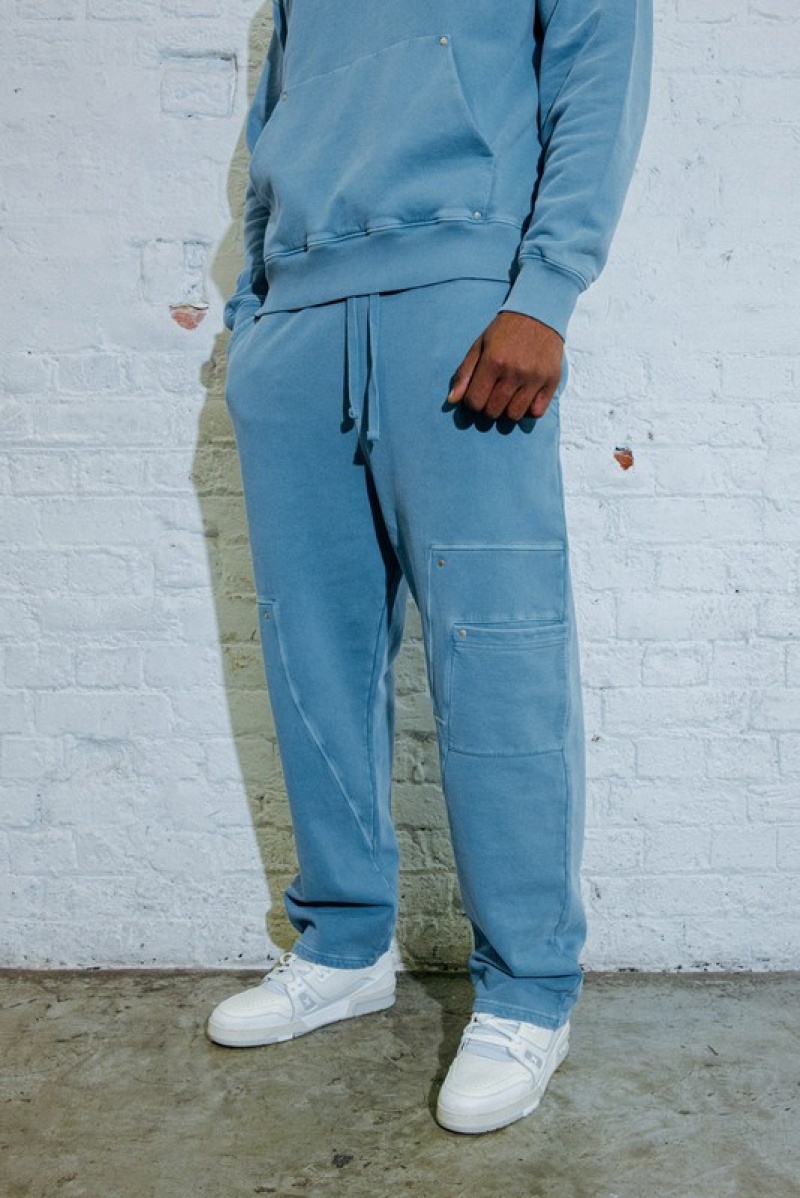 Men's Trapstar Hyperdrive Rivet Tracksuits Blue | USA-297801