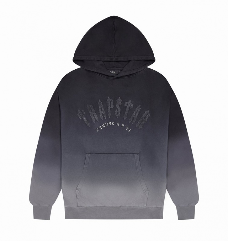 Men's Trapstar Irongate Arch Chenille Tracksuits Black | USA-127340