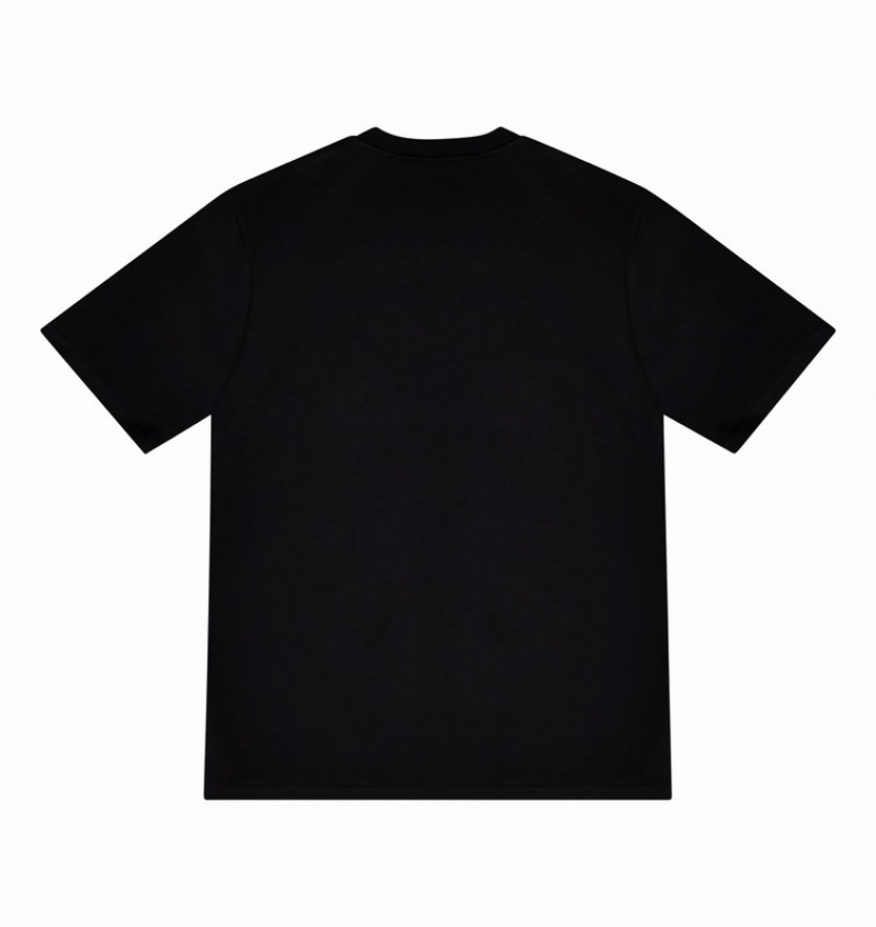 Men's Trapstar Irongate Arch Embossed T Shirts Black | USA-416783