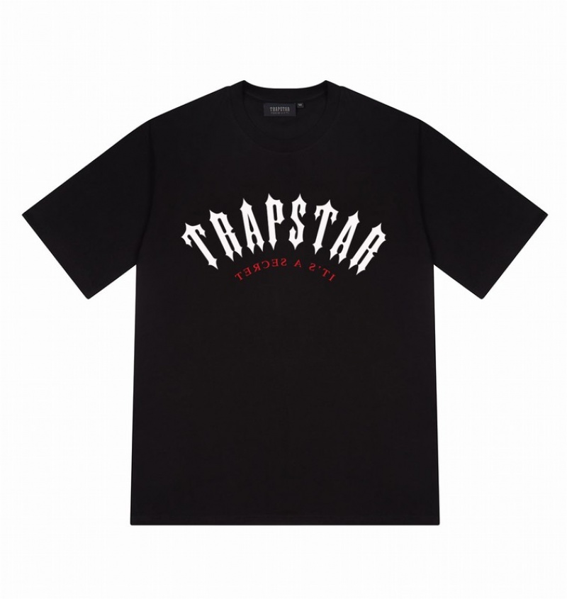 Men\'s Trapstar Irongate It\'s A Secret Tee Sets Black | USA-078213