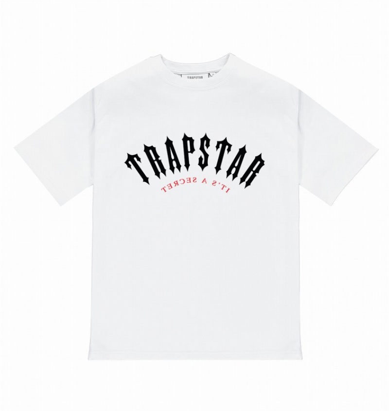 Men\'s Trapstar Irongate It\'s A Secret Tee Sets White | USA-916324