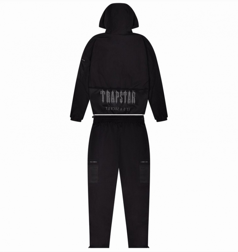 Men's Trapstar Irongate Mesh Tracksuits Black | USA-869075