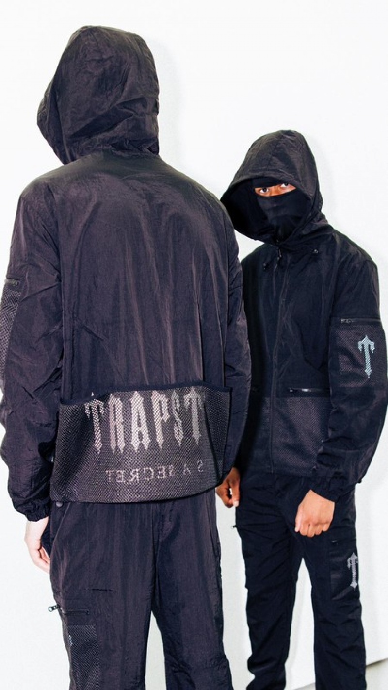 Men's Trapstar Irongate Mesh Tracksuits Black | USA-869075