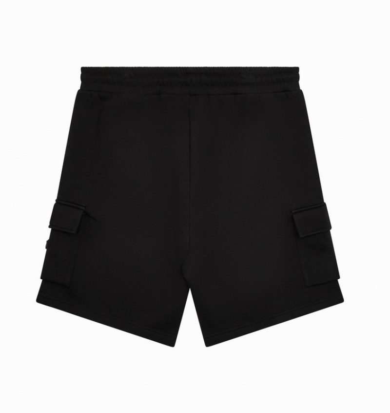 Men's Trapstar Irongate T Tech Zip Shorts Sets Black | USA-389760