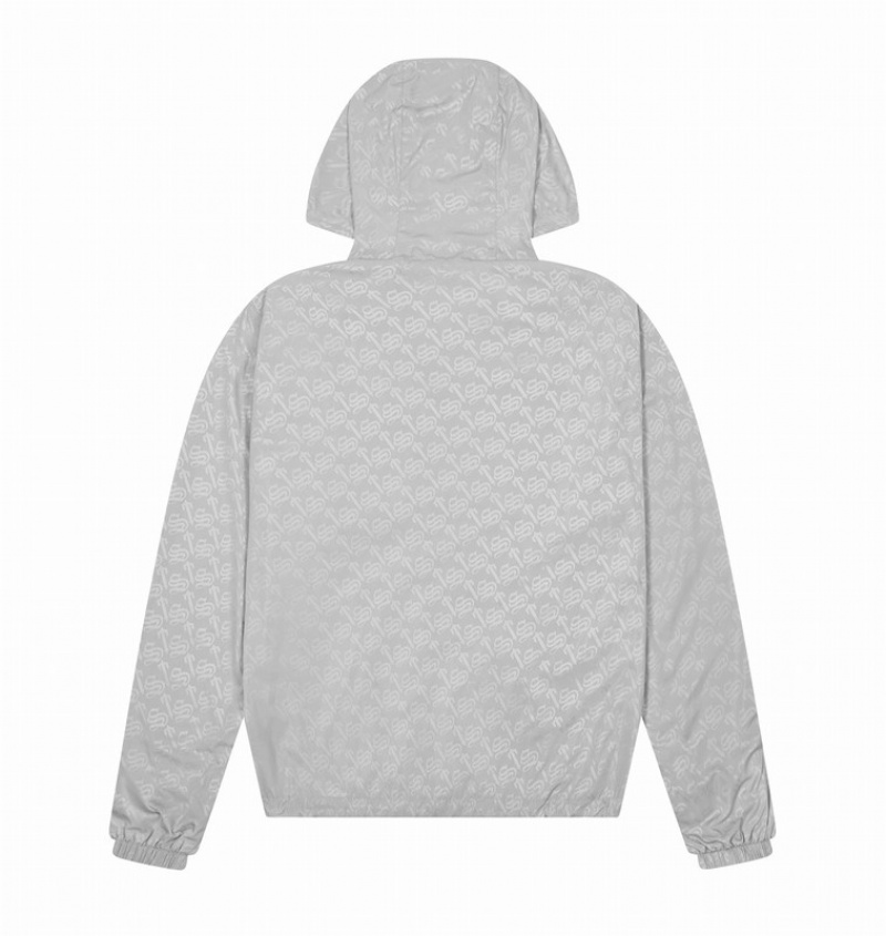 Men's Trapstar Monogram Jackets Grey | USA-713041