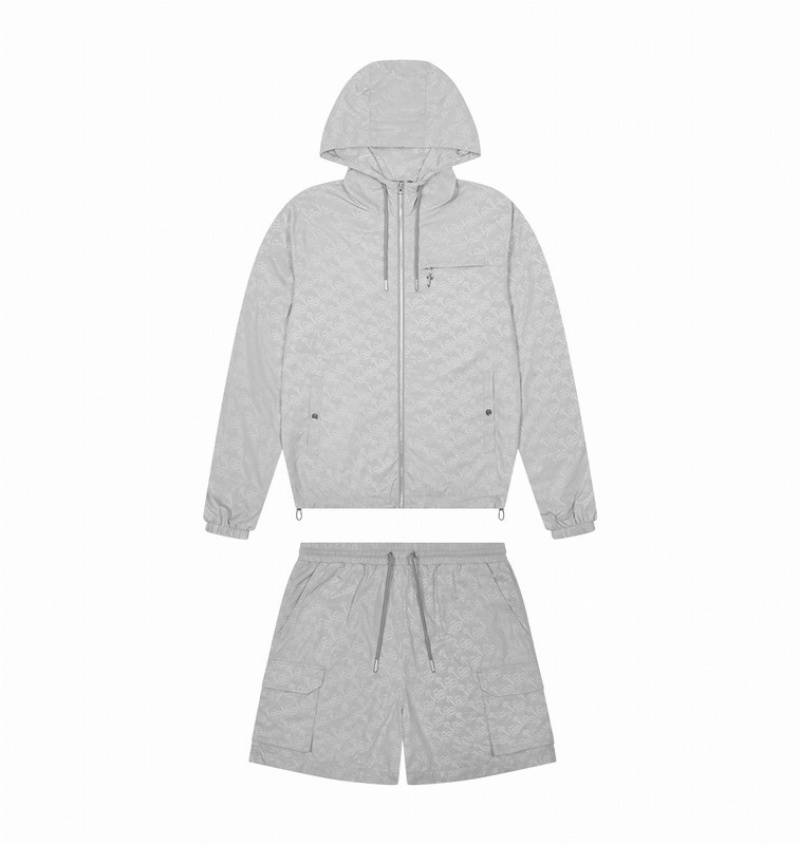 Men's Trapstar Monogram Jackets Grey | USA-713041