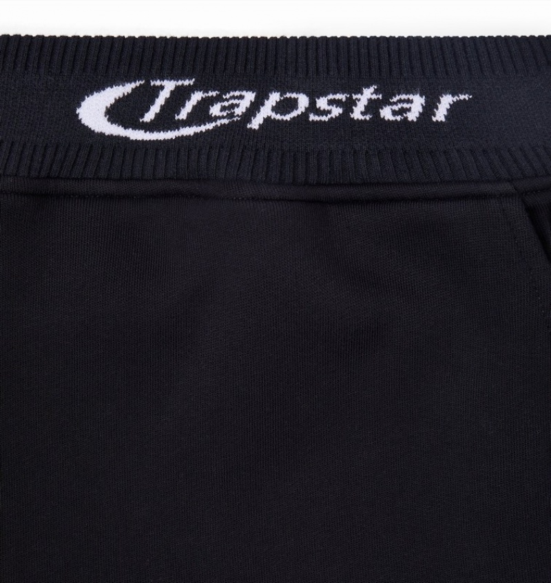 Men's Trapstar *PRE ORDER* Hyperdrive Rib Hoodie Shorts Sets Black | USA-143672