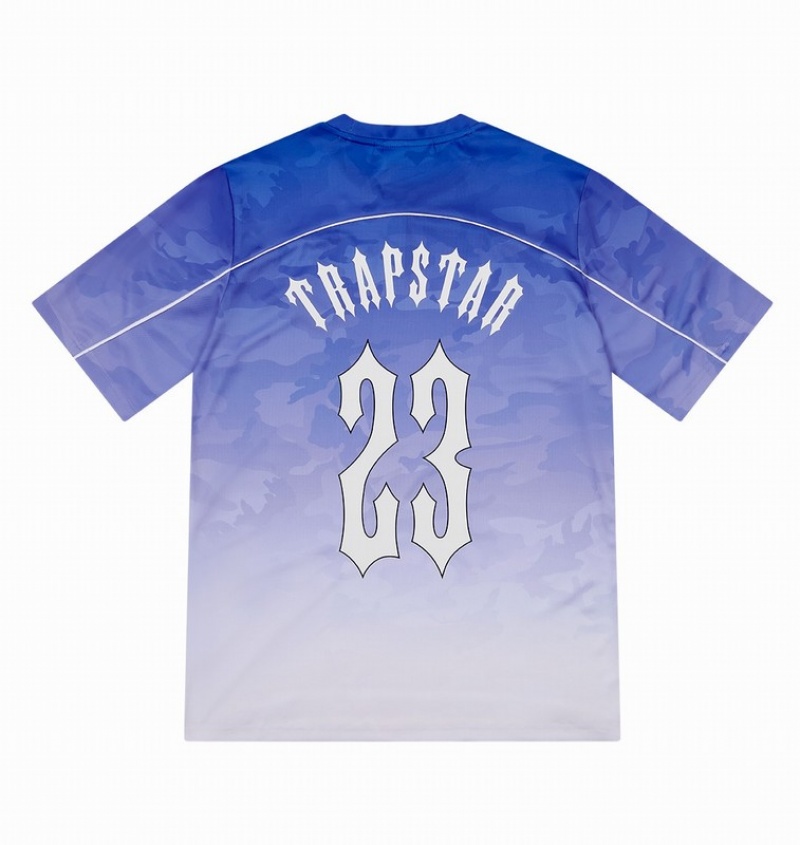 Men's Trapstar *PRE ORDER* Irongate T Shirts Blue | USA-708143