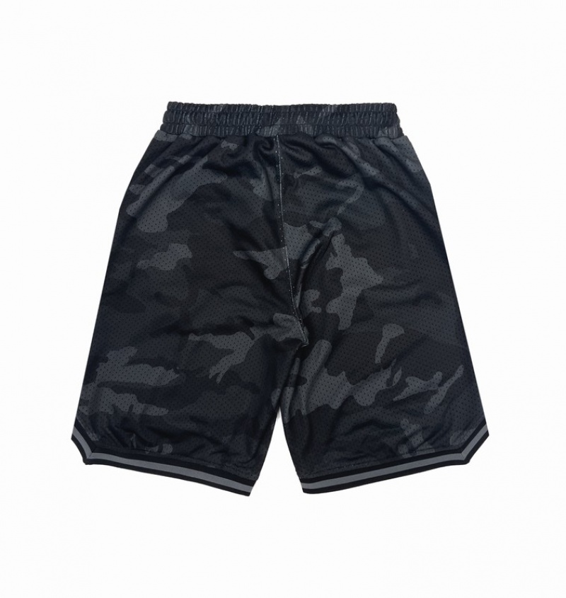 Men's Trapstar *PRE ORDER* Shooters SS23 Basketball Shorts Sets Black Camo | USA-896502