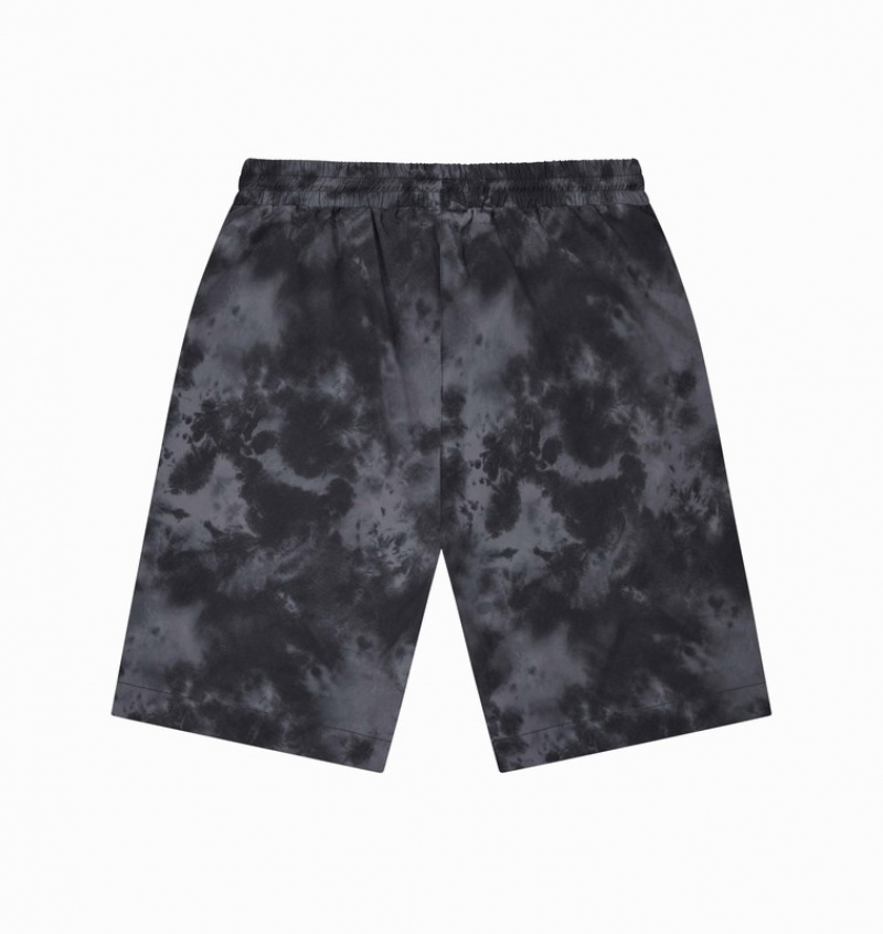 Men's Trapstar Pigment Irongate Shorts Sets Black | USA-970648