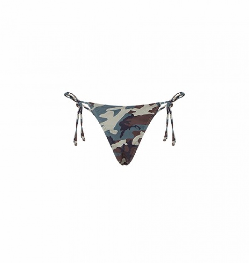 Women's Trapstar Hyperdrive Bikini Bottoms Camo | USA-087394