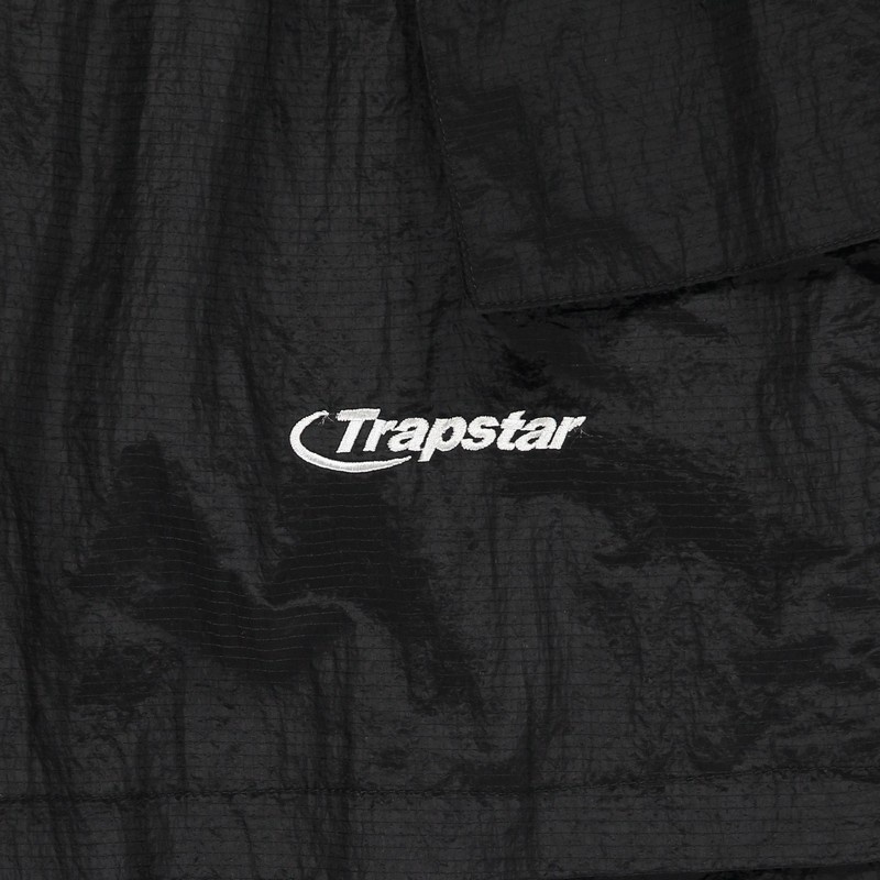 Women's Trapstar Hyperdrive Ripstop Utility Cargos Cargo Pants Black / White | USA-627903