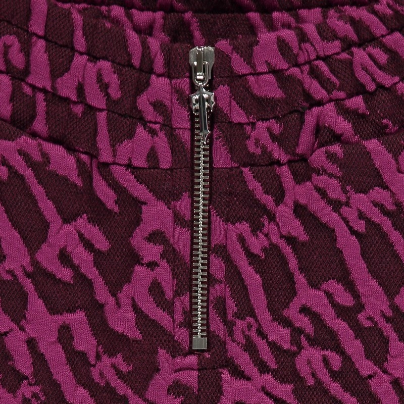 Women's Trapstar Jacquard Fitted Trousers Burgundy Pink | USA-732108