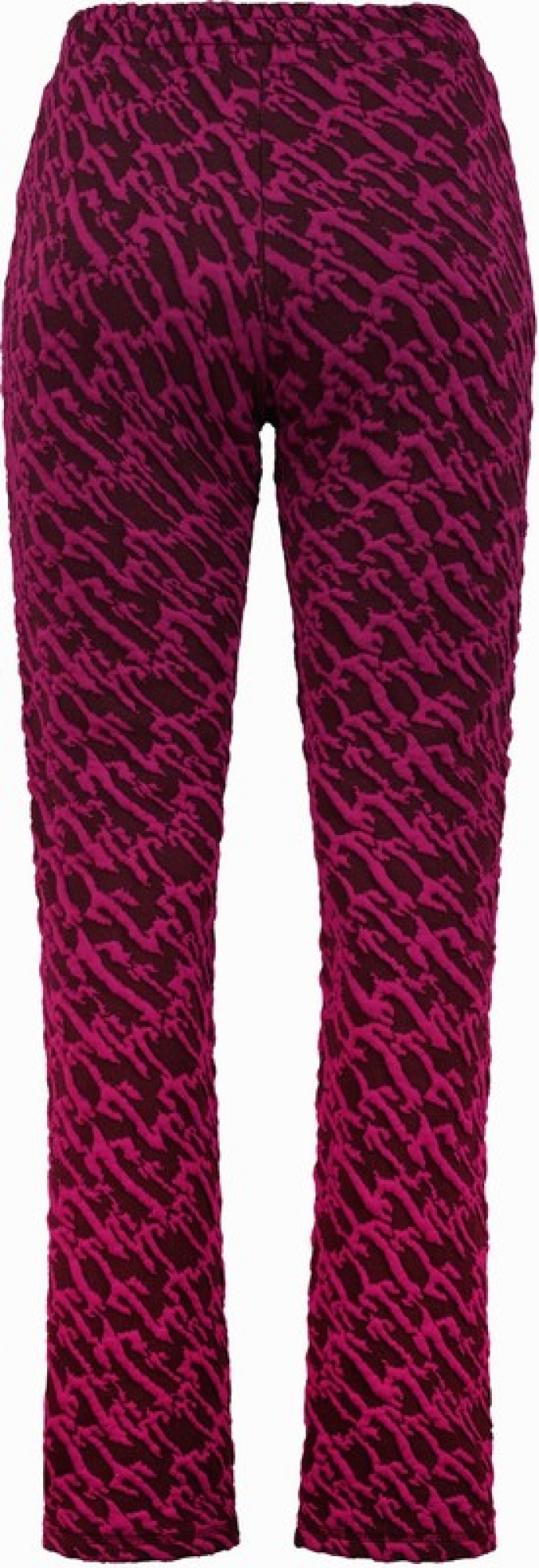 Women's Trapstar Jacquard Fitted Trousers Burgundy Pink | USA-732108