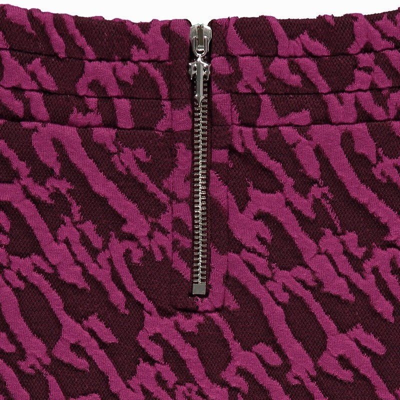 Women's Trapstar Jacquard Mini Skirts Burgundy Pink | USA-813045