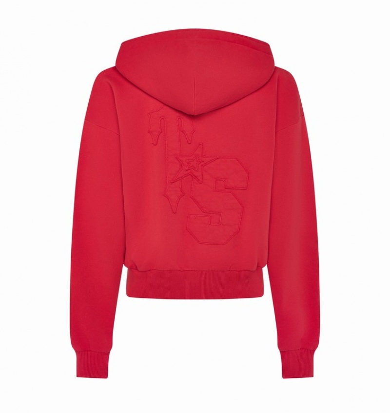 Women's Trapstar TS-Star Sweaters Red | USA-286901